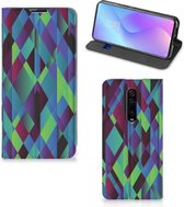 Stand Case Xiaomi Redmi K20 Pro Abstract Green Blue