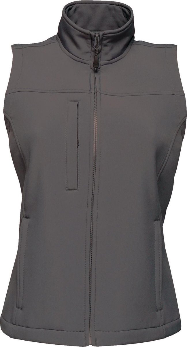 Jas Hiking Dames Softshell Grijs