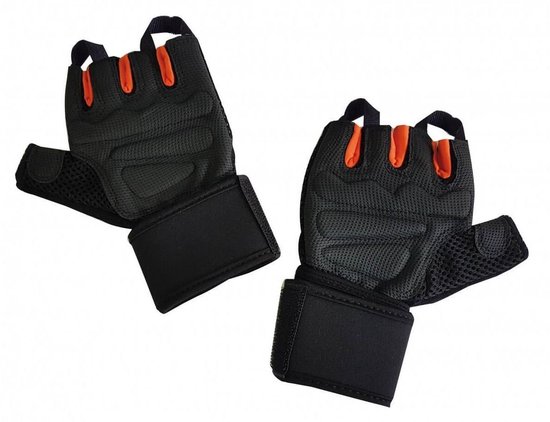 Sveltus Fitness-handschoenen Met Gewicht Zwart Maat L