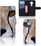 Nokia 7.2 | Nokia 6.2 Telefoonhoesje met Pasjes Cheetah