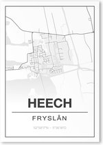 Poster/plattegrond HEECH - A4