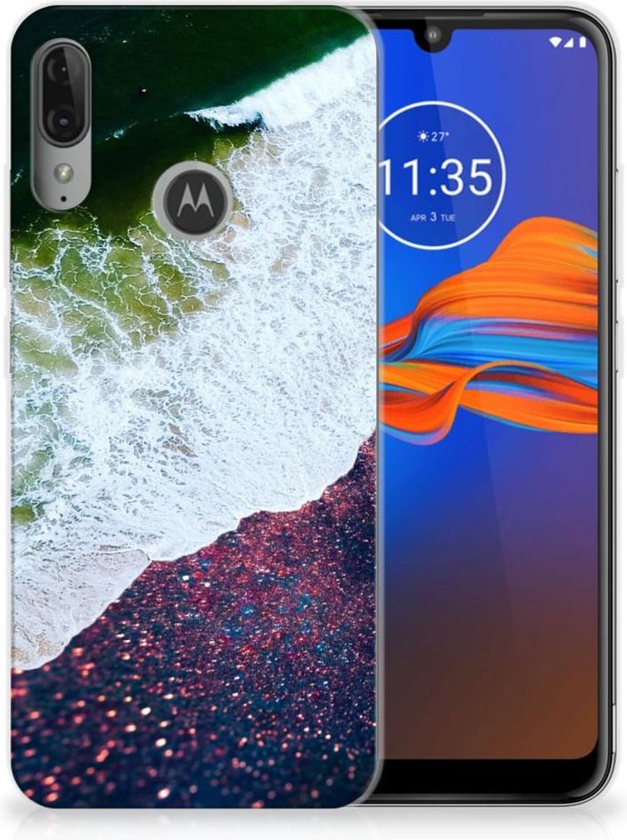 Motorola Moto E6 Plus TPU Hoesje Sea in Space
