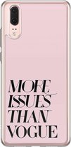 Huawei P20 siliconen hoesje - Vogue issues