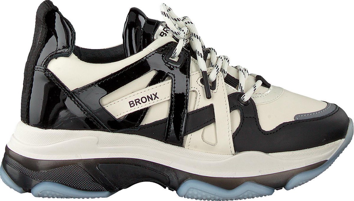 Bronx Dames Sneakers 66280 - Zwart - Maat 38 | bol.com
