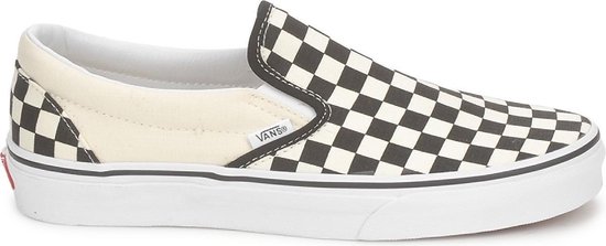 Vans Checkerboard Classic Slip-On Sneaker - Black / Off White - Maat 37 |  bol.com