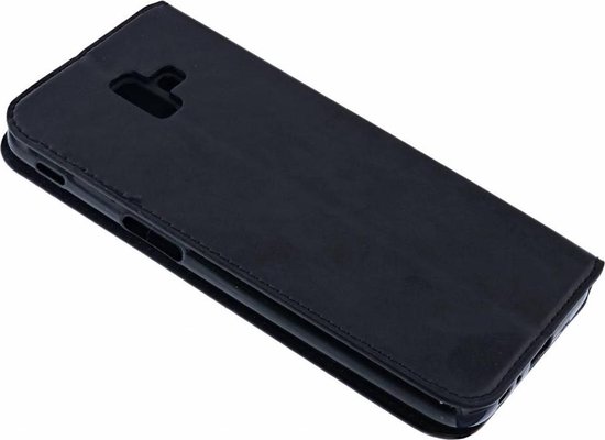 Luxe à rabat Zwart de luxe avec fermeture magnétique pour Samsung