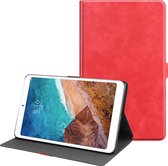 Tablet hoes geschikt voor Xiaomi Mi Pad 4 Plus - PU Leer Folio Book Case - Rood