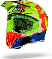 Airoh Twist 2.0 Frame Geel Oranje Gloss Crosshelm - Motorhelm - Maat XXL