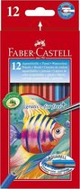 aquarelpotlood Faber-Castell etui a 12 stuks + penseel FC-114413