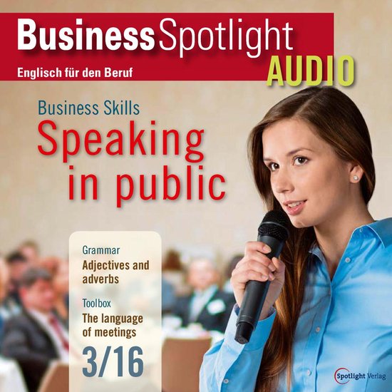 Business-Englisch lernen Audio - In der Öffentlichkeit rede ... - cover