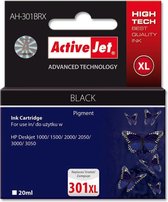Inkt cartridges / Alternatief voor HP 301 xl (CH563EE) Zwart | HP Deskjet 1000/ 1010/ 1050/ 1050A/ 1510/ 2000/ 2050/ 2050s/ 2510/ 2514/ 2540/ 2544/ 2547