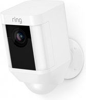 Ring Spotlight Cam Batterij - Beveiligingscamera - Wit