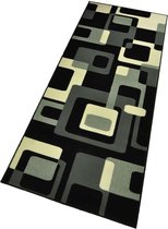 Moderne loper Retro - zwart 80x200 cm