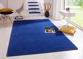 Modern effen vloerkleed Fancy - blauw 160x240 cm