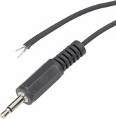 Conrad 2517032 audio kabel 1,8 m 3.5mm Zwart