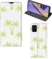 Geschikt voor Samsung Galaxy A51 Smart Cover Palmtrees