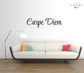 Muursticker - Carpe Diem - 27x100 - Zwart