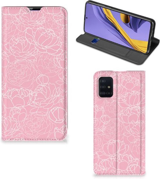 Coque Samsung Galaxy A51 Fleurs Blanches