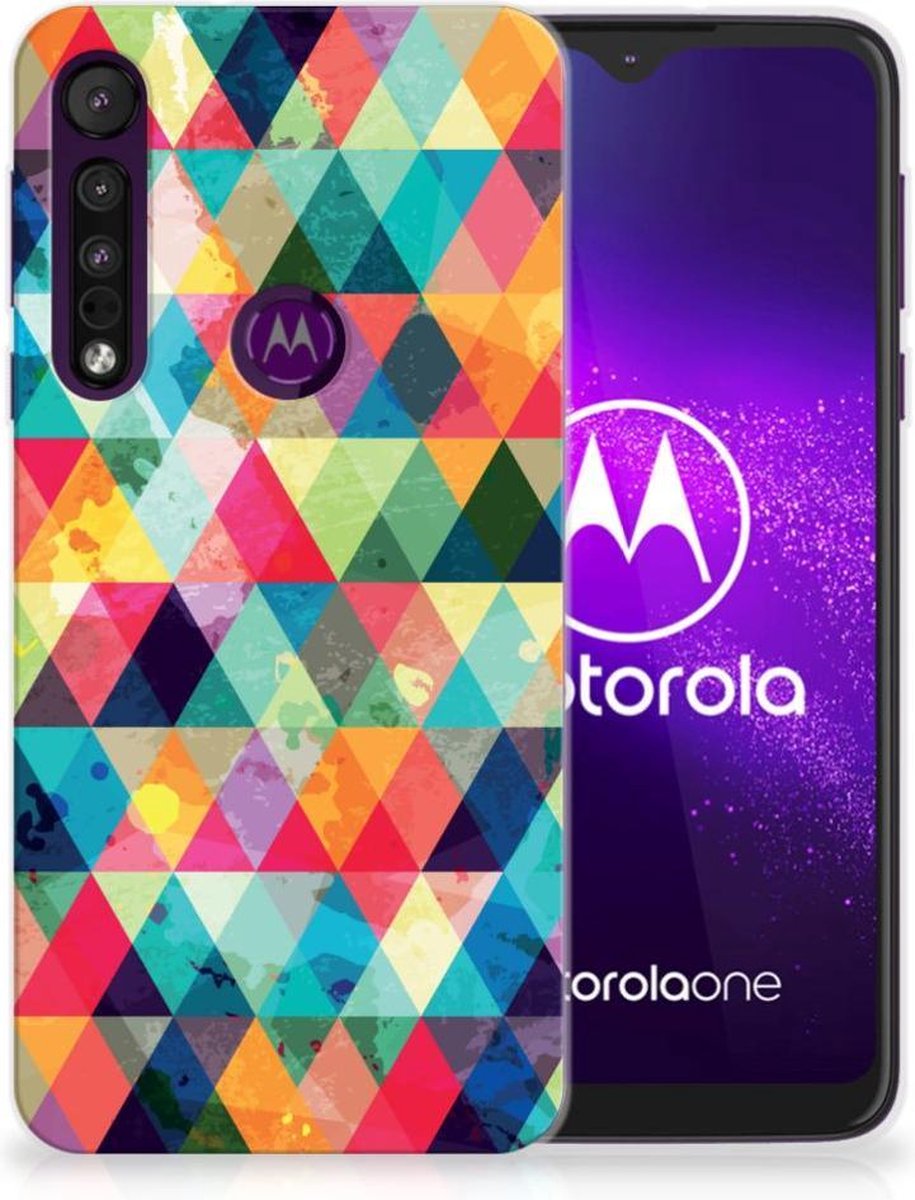 Motorola One Macro TPU bumper Geruit