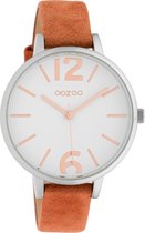 OOZOO Timepieces Rood/Wit horloge  (42 mm) - Rood,Wit