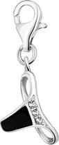 Quiges - 925 Zilver Charm Bedel Hanger 3D Bikini Broekje met Zirkonia - HC124