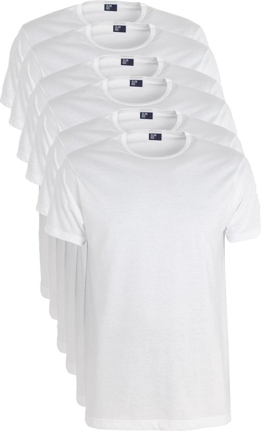 Alan Red T-shirts Derby (6-pack), O-hals, wit