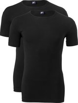 Alan Red stretch T-shirt Ottawa (2-pack) - O-hals - zwart -  Maat S