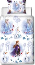 Disney Frozen Element - Dekbedovertrek - Eenpersoons - 135 x 200 - Wit - Copy