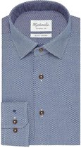 Overhemd Slim Fit Print Blauw (PMRH100056)