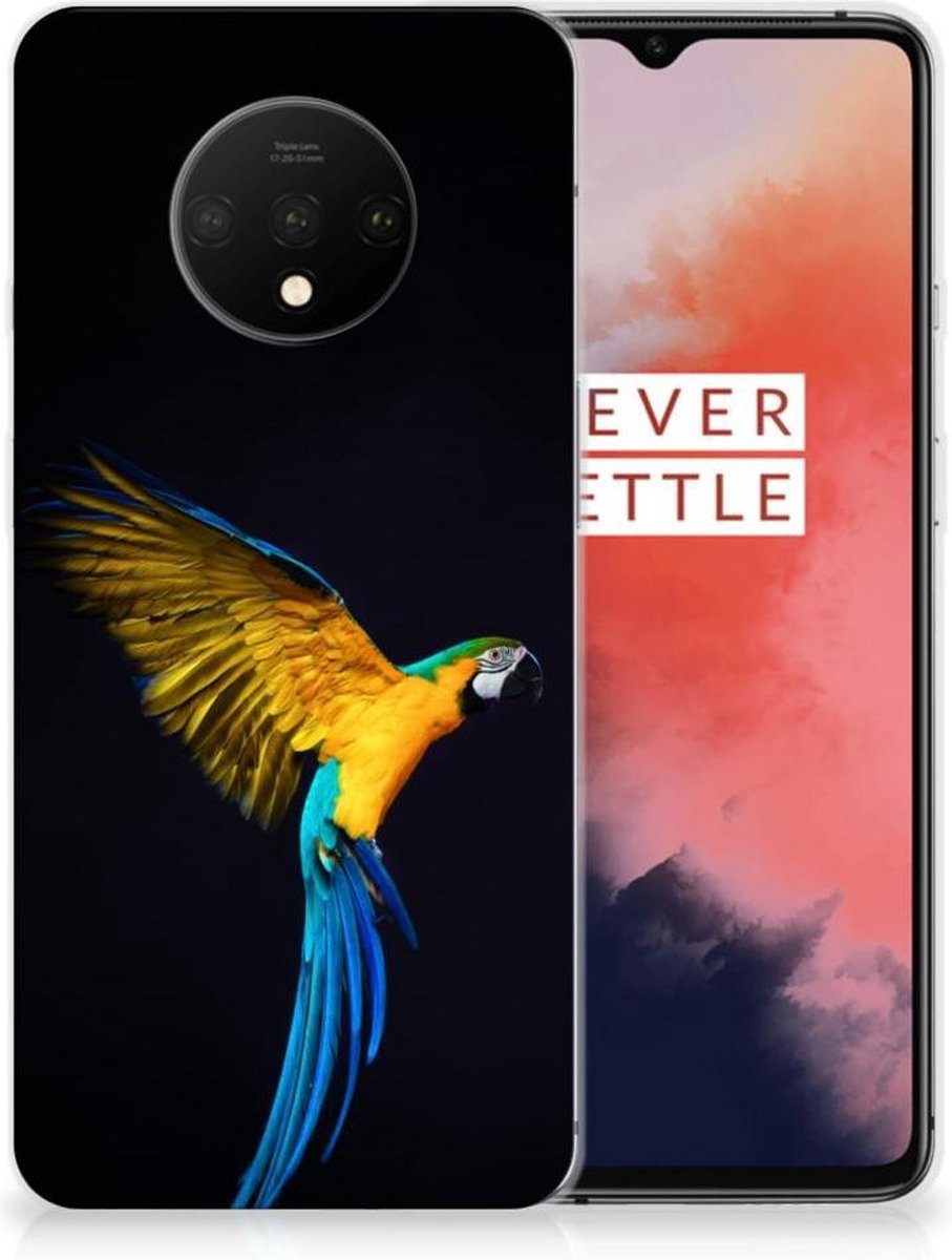 OnePlus 7T TPU Hoesje Papegaai