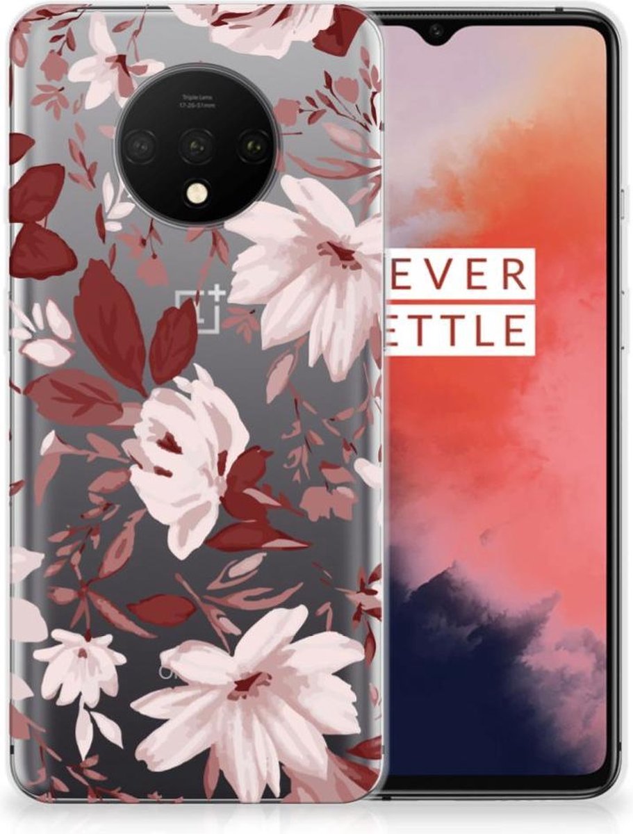 Hoesje maken OnePlus 7T Watercolor Flowers