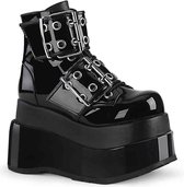 Demonia Enkellaars -38 Shoes- BEAR-104 Zwart