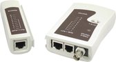 Alfaco LAN en Telefoon Kabel Tester RJ45-RJ11 + BNC
