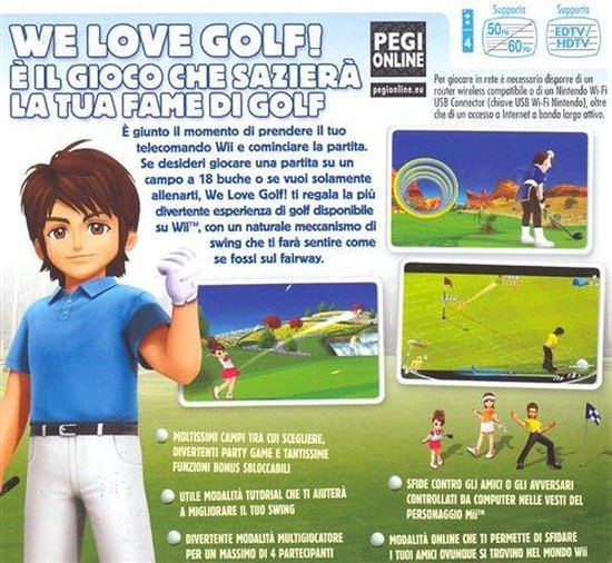Halifax We Love Golf Wii Standaard Italiaans Nintendo Wii Games bol