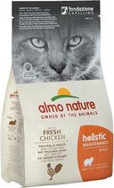 Almo Nature Holistic Droogvoer voor Volwassen Katten - Kip - in 400gr, 2kg of 12kg - Holistic Kip - 2kg