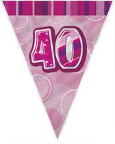 Haza Original Vlaggenlijn "40" 274 Cm Roze