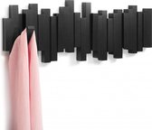 Porte-manteau Umbra Sticks - 49,5 x 18,4 cm - Noir