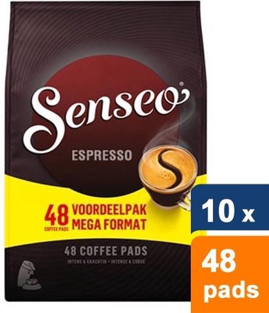 Moedig aan kijken Verandert in Senseo Espresso Koffiepads - 10 x 48 stuks | bol.com