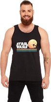 Star Wars Mouwloos shirt -XXL- Beachclub Zwart