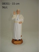 Paus Franciscus beeldje 15 cm - Katholieke beeldjes - Religieuze decoratie beelden