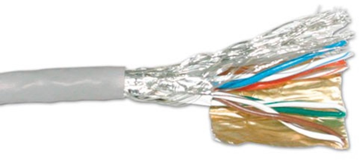 ACT FP700B CAT 6A S/FTP PVC Patchkabel Grijs - 305 meter