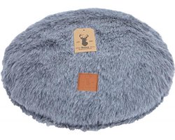 Boony ‘Est 1941’ Badger Grey Ligkussen Rond - Ø 45 cm