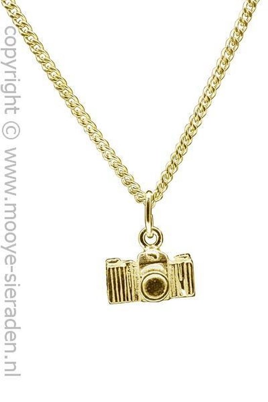 Gouden Fototoestel - Fotocamera klein ketting hanger | bol.com