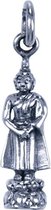 Zilveren Boeddha ketting hanger - geboortedag Zondag