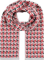 Tommy Hilfiger sjaal th cube knit scarf Wit-one Size