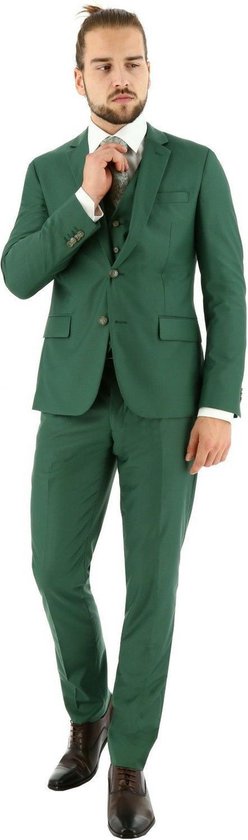 3-delig kostuum groen, maat 90 | bol.com