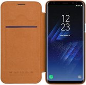 Nillkin Qin Book Cover - Geschikt voor Samsung Galaxy S9 - Bruin