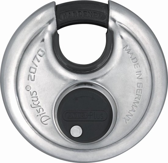 Abus Hangslot Discus 70 X 10 Mm Zilver/zwart | bol