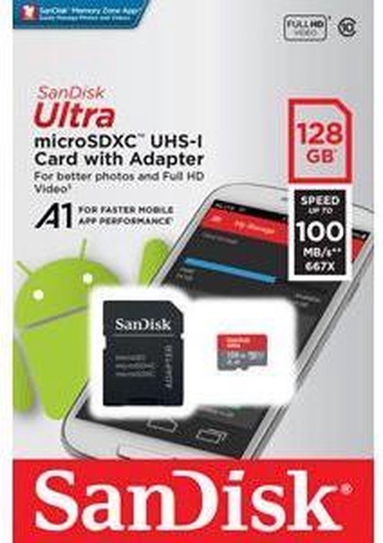 Bol Com Sandisk Ultra Micro Sdxc 128gb Uhs1 A1 Met Adapter Bol Com Sandisk Ultra Micro Sdxc 128gb Uhs1 A1 Met Adapter