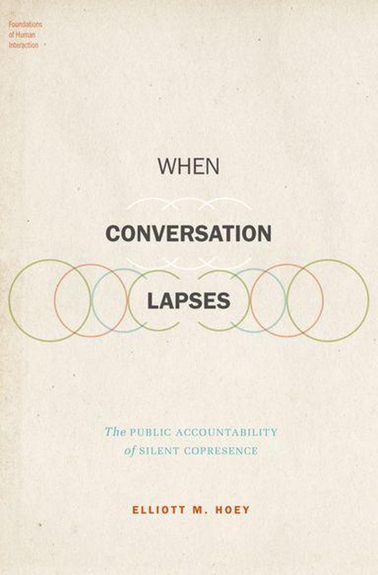 Foundations of Human Interaction - When Conversation Lapses - cover